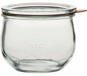 Zaváracie poháre 500 ml 4 ks, viečko tesnenie svorky tvar tulipán Weck