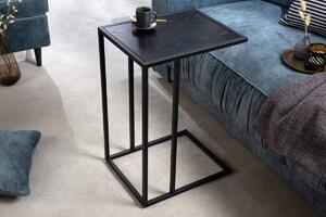 Dizajnový odkladací stolík Maille 43 cm čierny jaseň -