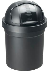 Odpadkový kôš rolovacie veko Rotho Roll Bob 30 l, čierny