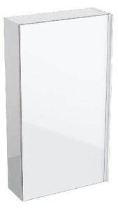 Geberit Acanto - Závesná skrinka 450x820 mm so zrkadlom vo vnútri, lesklá biela 500.639.01.2