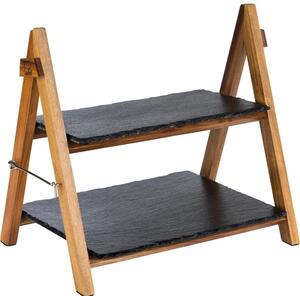 Servírovací stojan 2-poschodový APS 34 cm