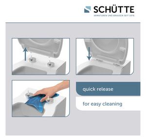 Schütte WC doska so spomaľujúcim mechanizmom (dažďová kvapka) (100253145)