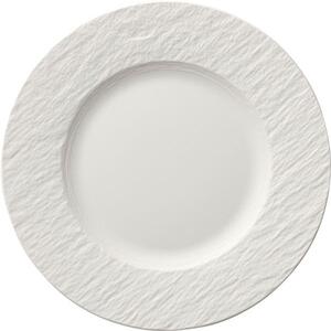 Tanier dezertný Villeroy & Boch Manufacture Rock 22 cm, biely (6 ks)