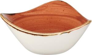 Tanier hlboký Churchill Stonecast Spiced Orange 15,3 cm, trojuholníkový