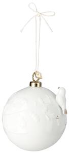 Porcelánová vianočná ozdoba Bird Ø 8,2 cm