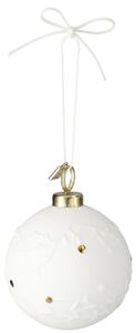 Porcelánová vianočná ozdoba Mistletoe Ø 6,2 cm