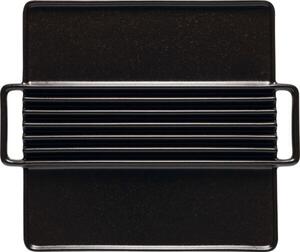 Tanier servírovací Costa Nova Notos 33,7x28,2 cm, čierny, s uchami (6 ks)