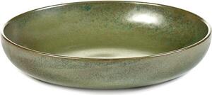 Tanier hlboký SERAX Surface L 21 cm, camo zelená