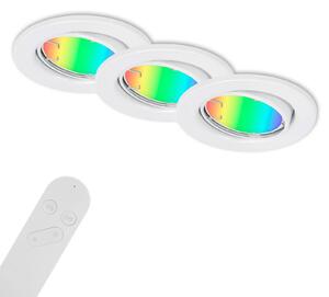 Fit Move S vstavané LED svetlo, CCT RGB 3, biela