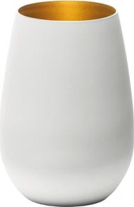 Pohár Stölzle Elements 465 ml, biely/zlatý (6 ks)