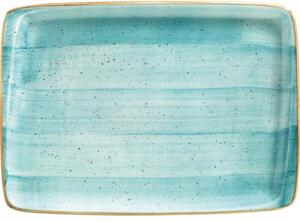 Tanier obdĺžnikový Bonna Aura Aqua 36x25 cm (6 ks)