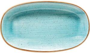 Tanier oválny Bonna Aura Aqua 34x19 cm (6 ks)