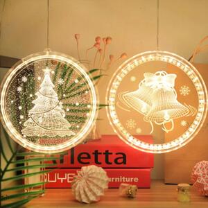 Tutumi, LED svietiaca ozdoba so vzorom Santa Claus 3xAAA LED26 16cm CD003, CHR-03000