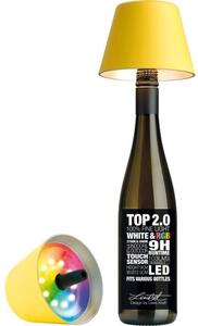 Stolná LED lampa na fľašu Sompex Top 2.0 14 cm, žltá
