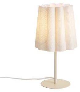 Japandi stolná lampa béžová s látkovým tienidlom 35 cm - Jenni