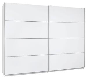 ŠAT. SKRIŇA S POSUV. DVERAMI, biela, 220/210/61 cm Ti'me - Skrine