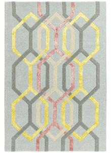 ASIATIC LONDON Matrix MAX67 Hexagon Silver - koberec ROZMER CM: 200 x 300