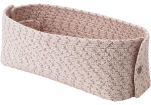Knit-It Košík na pečivo, výška: 100 mm, dĺžka: 300 mm, šírka: 150 mm, ružová