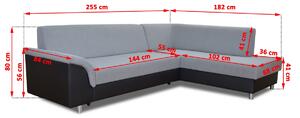 Rohová sedacia súprava Bardot - AKCIA - Výber farebného prevedenia
