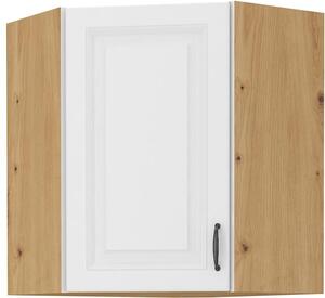Najlacnejsinabytok STILO 58X58 GN-72 horná skrinka, biela/dub Artisan