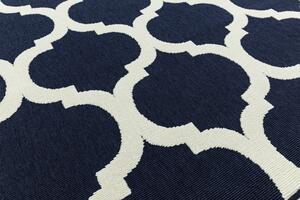ASIATIC LONDON Alfresco Antibes Blue Trellis - koberec ROZMER CM: 120 x 170