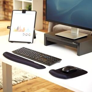 Podložka pod myš a zápästie Fellowes PlushTouch, modrá