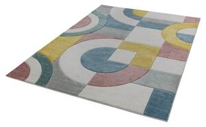 ASIATIC LONDON Sketch SK08 Retro Multi - koberec ROZMER CM: 160 x 230