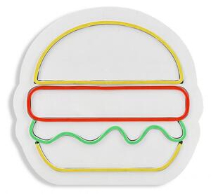 Hanah Home Nástenná neónová dekorácia Hamburger