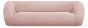 Svetloružová pohovka z textílie buklé 230 cm Essen – Cosmopolitan Design