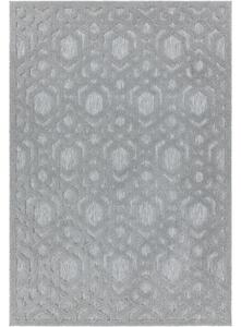 ASIATIC LONDON Alfresco Salta Silver Geometric - koberec ROZMER CM: 160 x 230