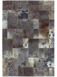 ASIATIC LONDON Xylo Grey Black Studs - koberec ROZMER CM: 200 x 290