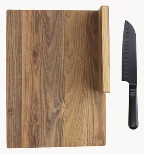Bambusová doska na krájanie's nožom Santoku Starbamboo