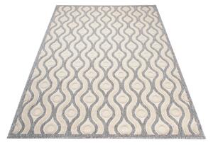 Kusový koberec Virginie sivo krémový 60x100cm