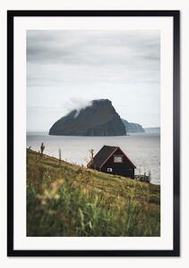 Nástenná dekorácia v ráme Landscape