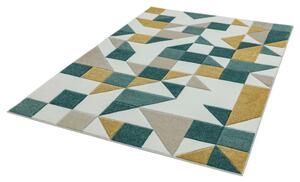 ASIATIC LONDON Sketch SK03 Shapes Green - koberec ROZMER CM: 200 x 290