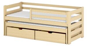 Detská posteľ 90 cm Simo (borovica) (s roštom). Vlastná spoľahlivá doprava až k Vám domov. 615018