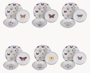 Porcelánová súprava riadu Botanist, 6 osôb, 18 ks