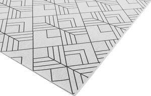 ASIATIC LONDON Alfresco Patio Deco Ivory - koberec ROZMER CM: 160 x 230