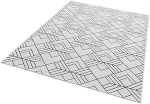 ASIATIC LONDON Alfresco Patio Deco Ivory - koberec ROZMER CM: 120 x 170