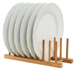 Excellent Houseware Stojan na taniere 34 cm hnedý