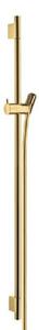 Hansgrohe Unica'S - Sprchová tyč 900 mm so sprchovou hadicou, leštený vzhľad zlata 28631990