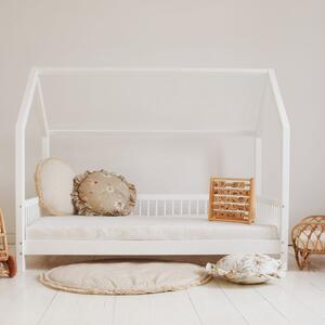 Detská domčeková posteľ Pioli 90 x 190 cm - biela borovica