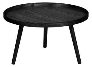 MUZZA Konferenčný stolík Mesa L ø 60 x 34 cm čierny