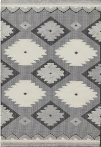 ASIATIC LONDON Alfresco Monty Black Cream Tribal - koberec ROZMER CM: 160 x 230