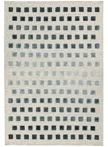 ASIATIC LONDON Theo Silvery Squares - koberec ROZMER CM: 160 x 230