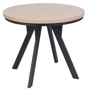 Rozkladací jedálenský stôl Torino 90-190x90 cm, dub prírodný