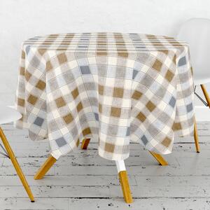 Obrus ​​PVC okrúhly Fl-13053-01 - Jesenná kocka (rôzne veľkosti)