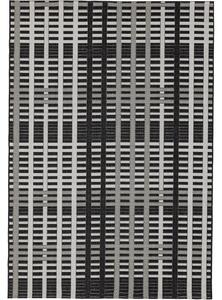 ASIATIC LONDON Alfresco Patio Black Grid - koberec ROZMER CM: 200 x 290
