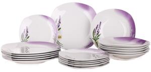Banquet Lavender 18-dielna jedálenská súprava