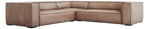 Svetlohnedá kožená rohová pohovka (variabilná) Madame - Windsor & Co Sofas